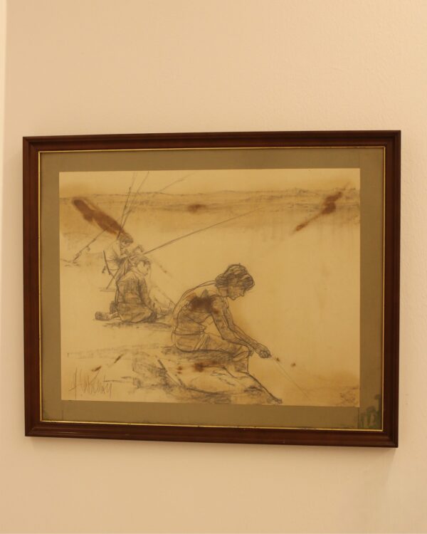 Dibujo de Fernando Calderón del siglo XX