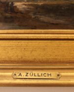 Pintura de Andor Züllich von Züllborn del siglo XIX