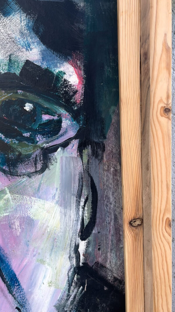 Cuadro al óleo sobre cartón