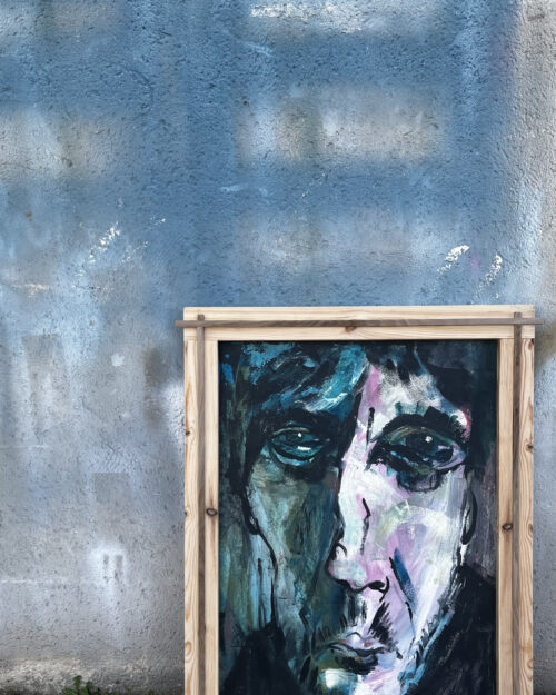 Cuadro al óleo sobre cartón